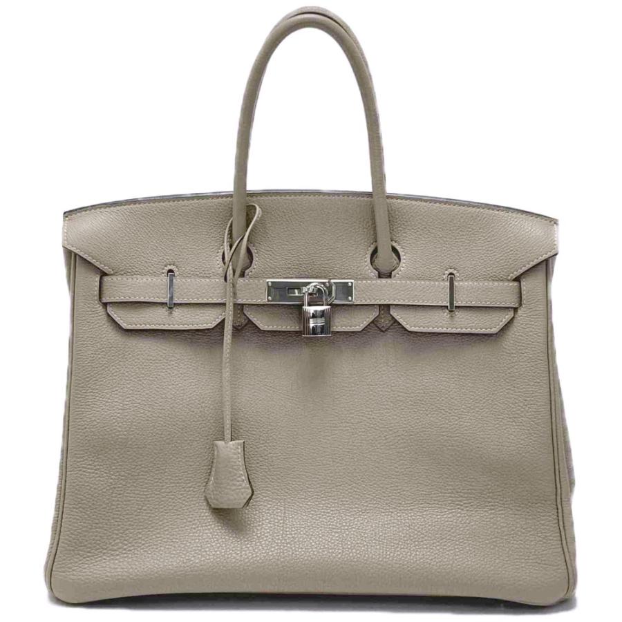 HERMES エルメス バーキン35 ハンドバッグ グレージュ系 L刻印 HERMES エルメス バーキン35 ハンドバッグ グレージュ系 L刻印