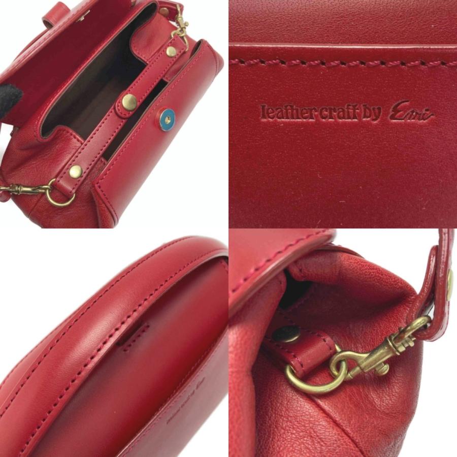 ITAGAKI いたがき パンプキンポーチ 2WAY M517 レッド ハンドポーチ 