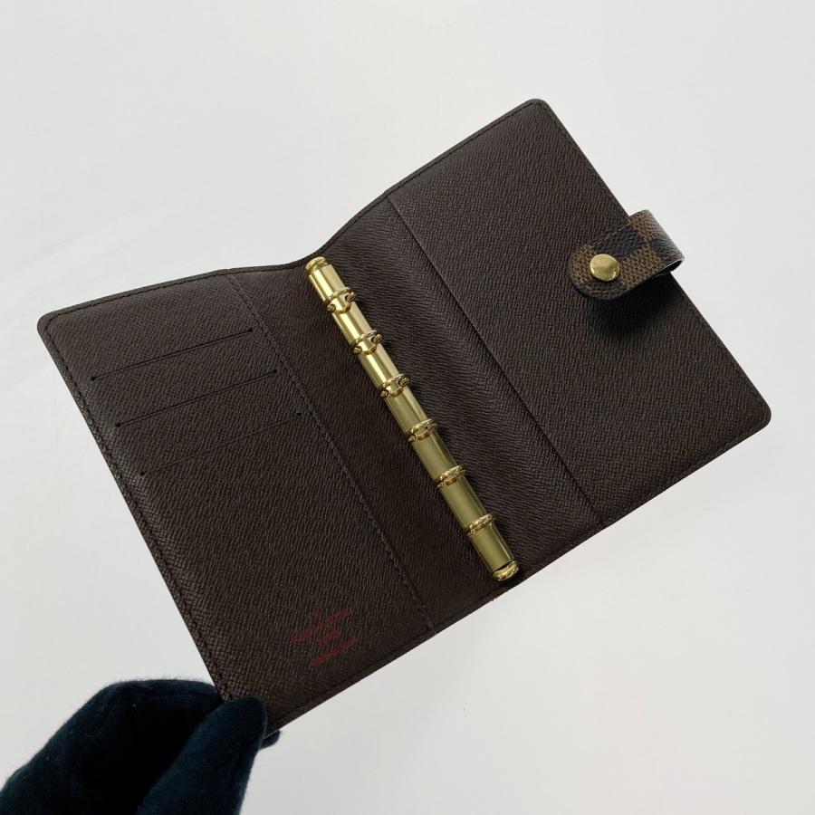 LOUIS VUITTON ルイヴィトン ダミエ アジェンダPM R20700 6穴式 手帳 
