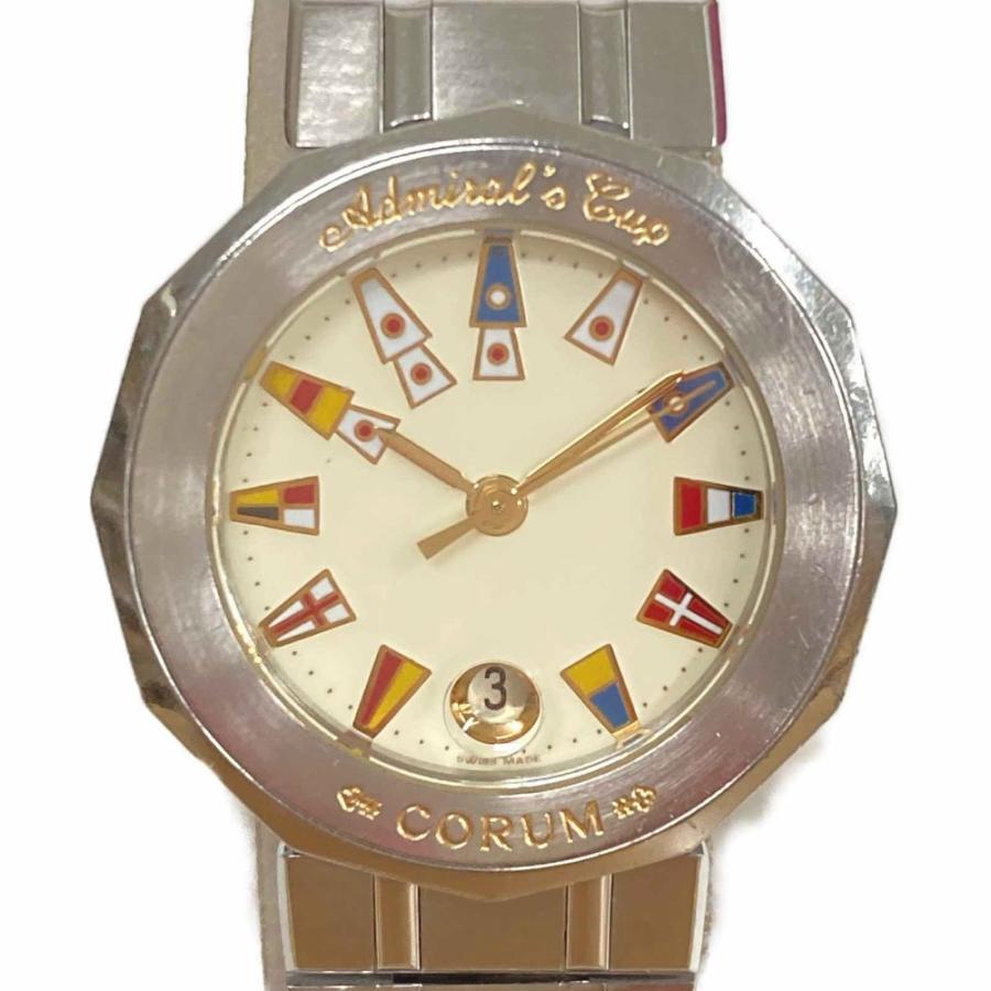 CORUM コルム アドミラルズカップ デイト 39.610.20 V-50 クリーム 