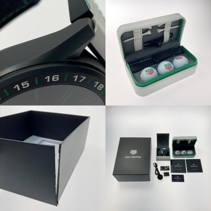 ## TAG HEUER タグホイヤー コネクテッド ゴルフエディション SBG8A82.EB0206 メンズ スマートウォッチ 箱・取説有 やや傷や汚れありの画像