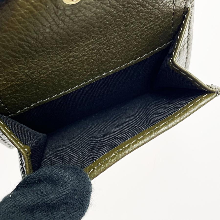 MARC JACOBS マークジェイコブス 3つ折り財布 M0015413 グリーン レディース ゴールド金具 MARC JACOBS - MARC JACOBS マークジェイコブス 3つ折り財布 M0015413