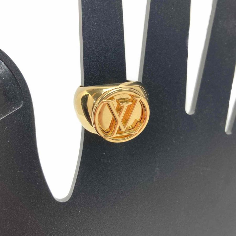 LOUIS VUITTON（ルイ・ヴィトン） LV ロゴ シグネットリング M64287 GP