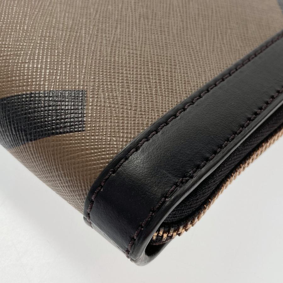 dunhill ダンヒル ラゲッジキャンバス ラージ ジップフォリオ ブラウン  