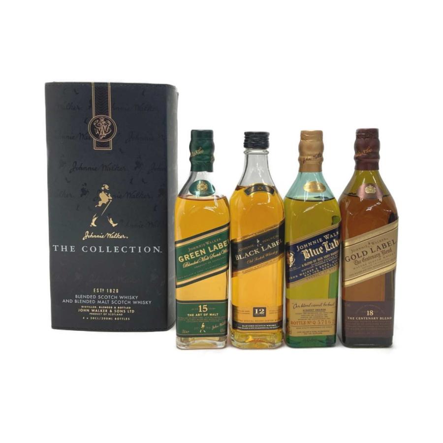 Johnnie Walker ジョニーウォーカー THE COLLECTION 200ml×4本セット