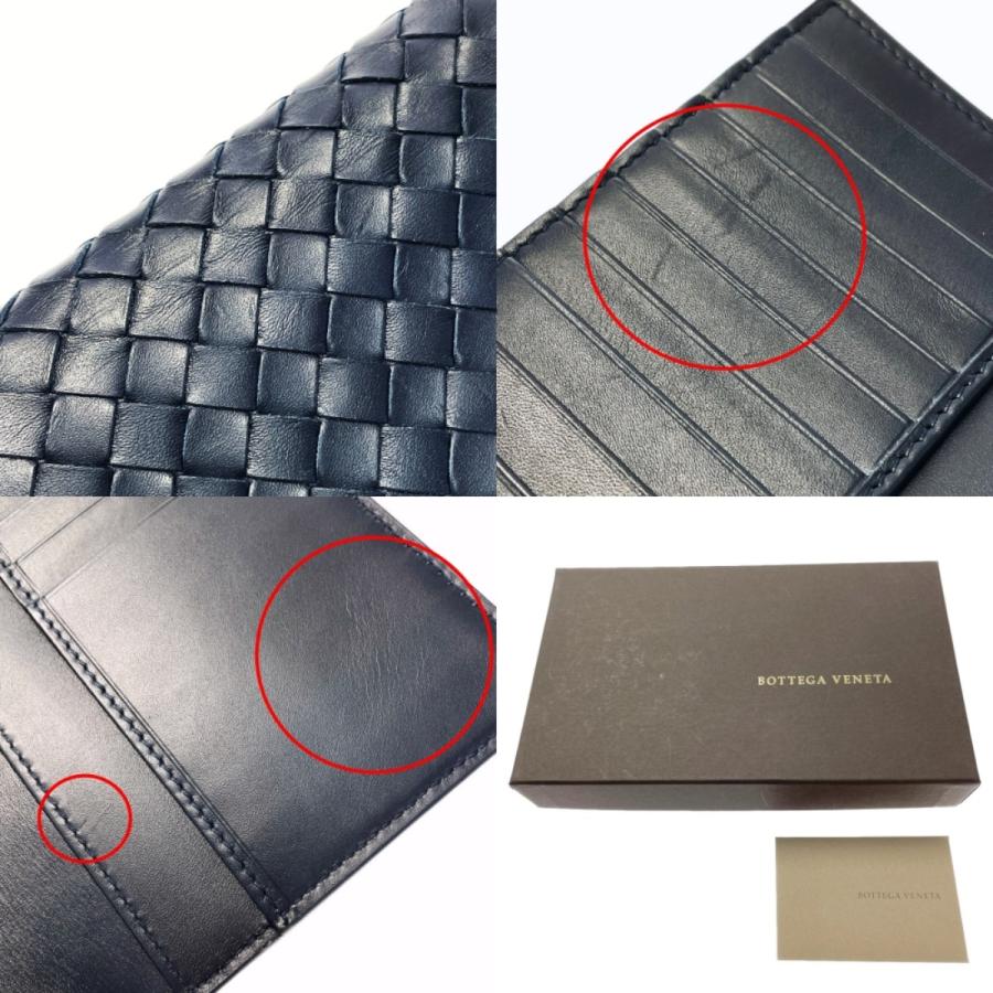 BOTTEGA VENETA ボッテガヴェネタ イントレチャート 二つ折り長財布