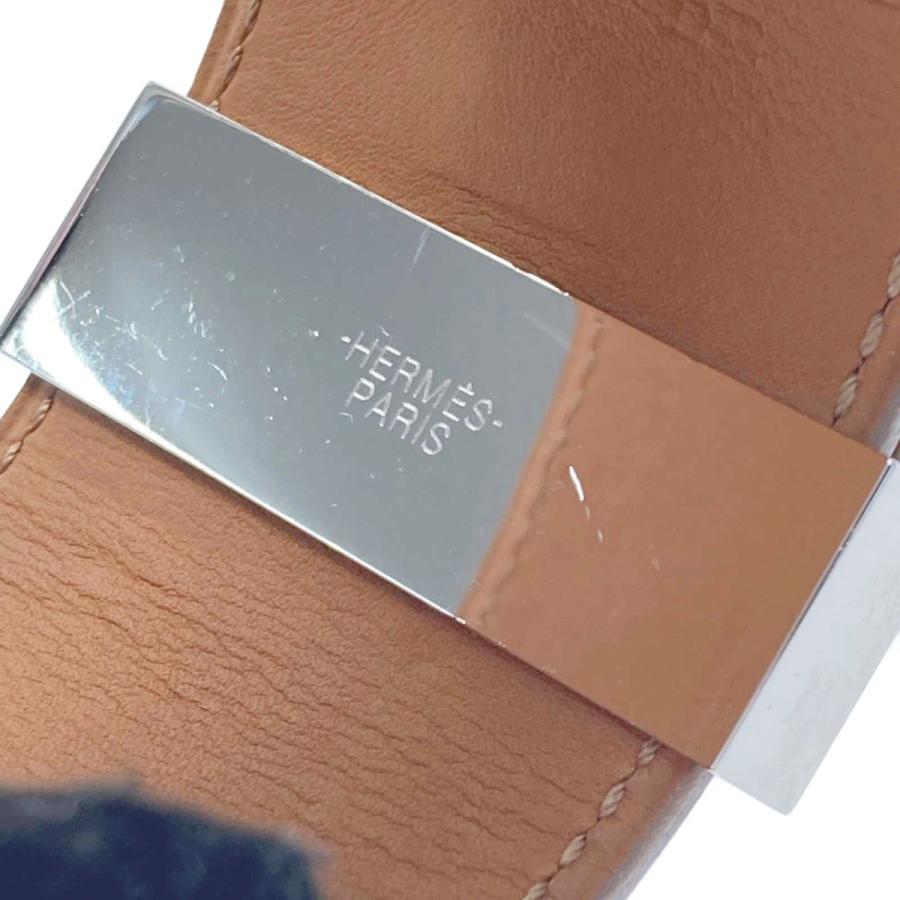 HERMES（エルメス） コリエドシアン レザー バングル アイボリー T刻印