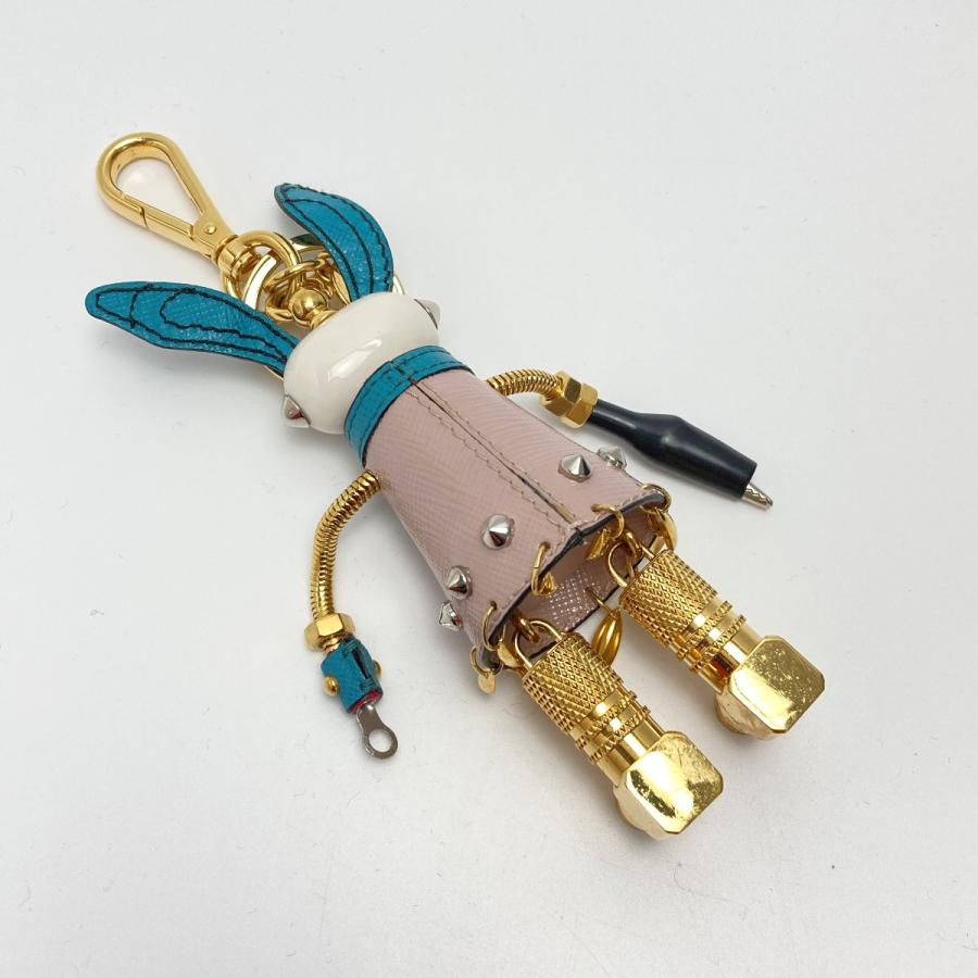 PRADA プラダ トリック ロボット ローラ キーリング 1TR043 PRADA プラダ トリック ロボット ローラ キーリング 1TR043