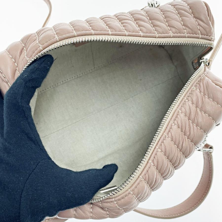 JIMMY CHOO ジミーチュウ ヘリアボーリング 2WAYバッグ ベージュ 