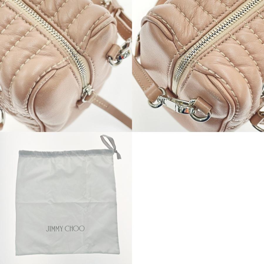 JIMMY CHOO ジミーチュウ ヘリアボーリング 2WAYバッグ ベージュ 