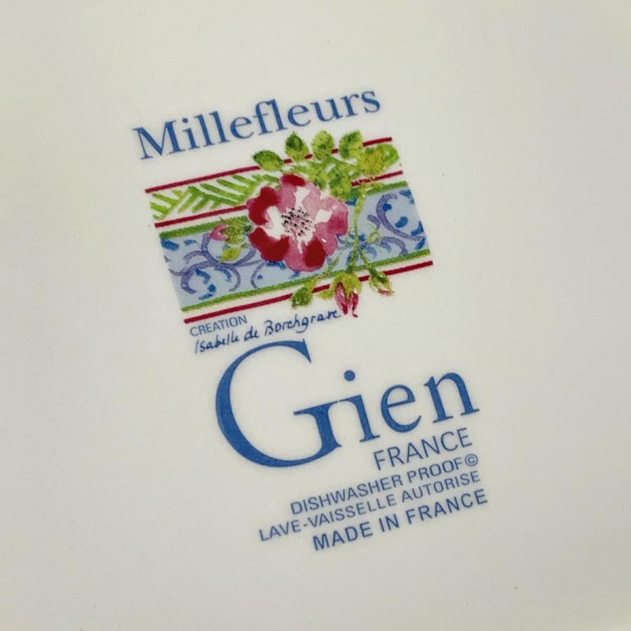 ☆☆ Gien FRANCE ジアン ミルフルール スクエアプレート 1643CCCA 目立った傷や汚れなし｜bigban｜04