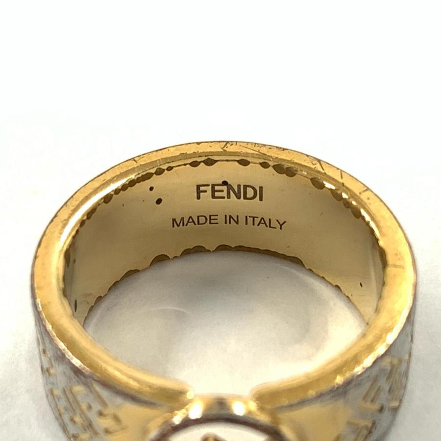 FENDI（フェンディ） FF ロゴ エフ イズ リング 指輪 M 8AG796