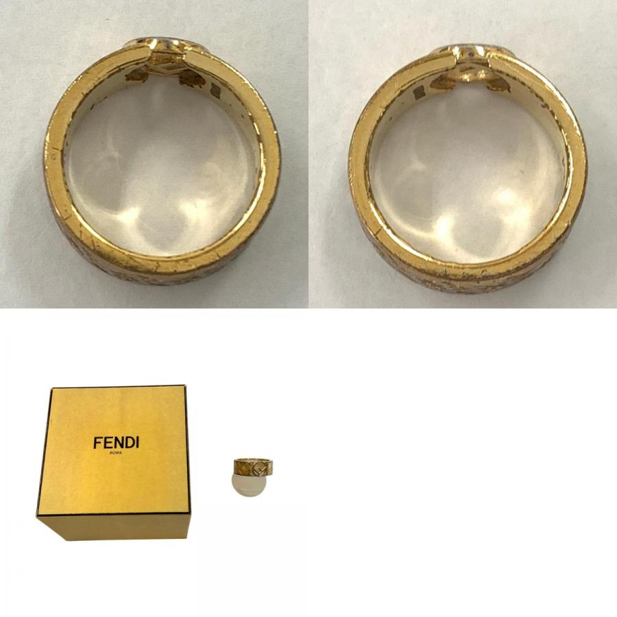 FENDI（フェンディ） FF ロゴ エフ イズ リング 指輪 M 8AG796