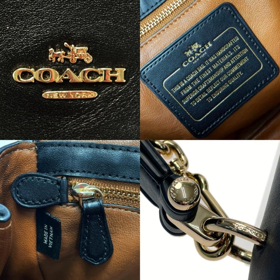 COACH（コーチ） 2WAYショルダーバッグ 37180 ブラック レザー