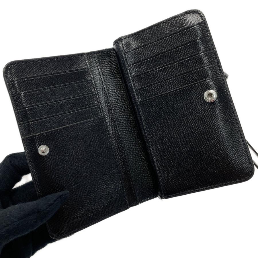 MARC JACOBS マークジェイコブス 2つ折り財布 M0016786 ブラック MARC JACOBS マークジェイコブス 2つ折り財布 M0016786 ブラック