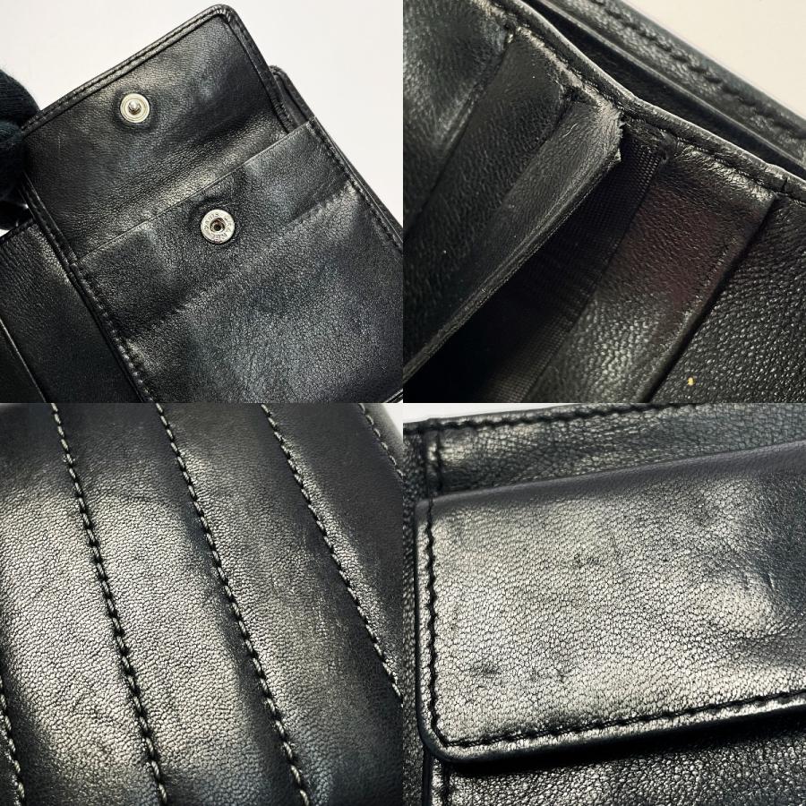 CHANEL（シャネル） マドモアゼルライン T12338 ブラック 2つ折り財布