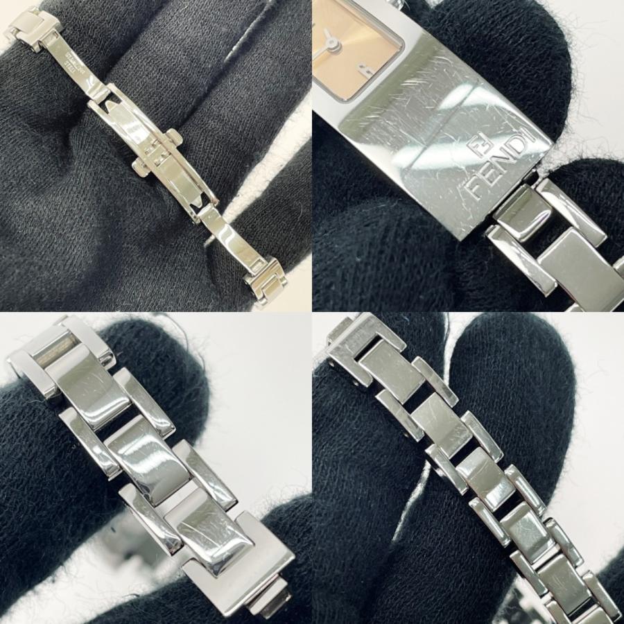 FENDI フェンディ スクエアフェイス 腕時計 3300L シルバー FENDI フェンディ スクエアフェイス 腕時計 3300L シルバー
