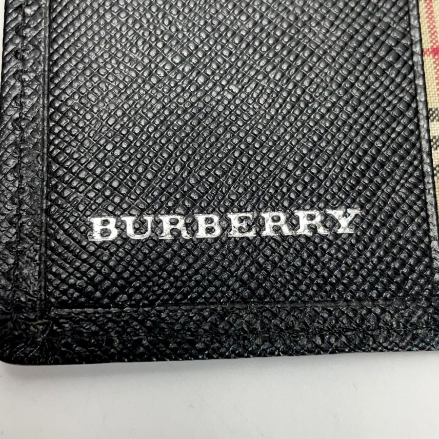 BURBERRY（バーバリー） レザー チェック柄内装 ブラック キーケース 4