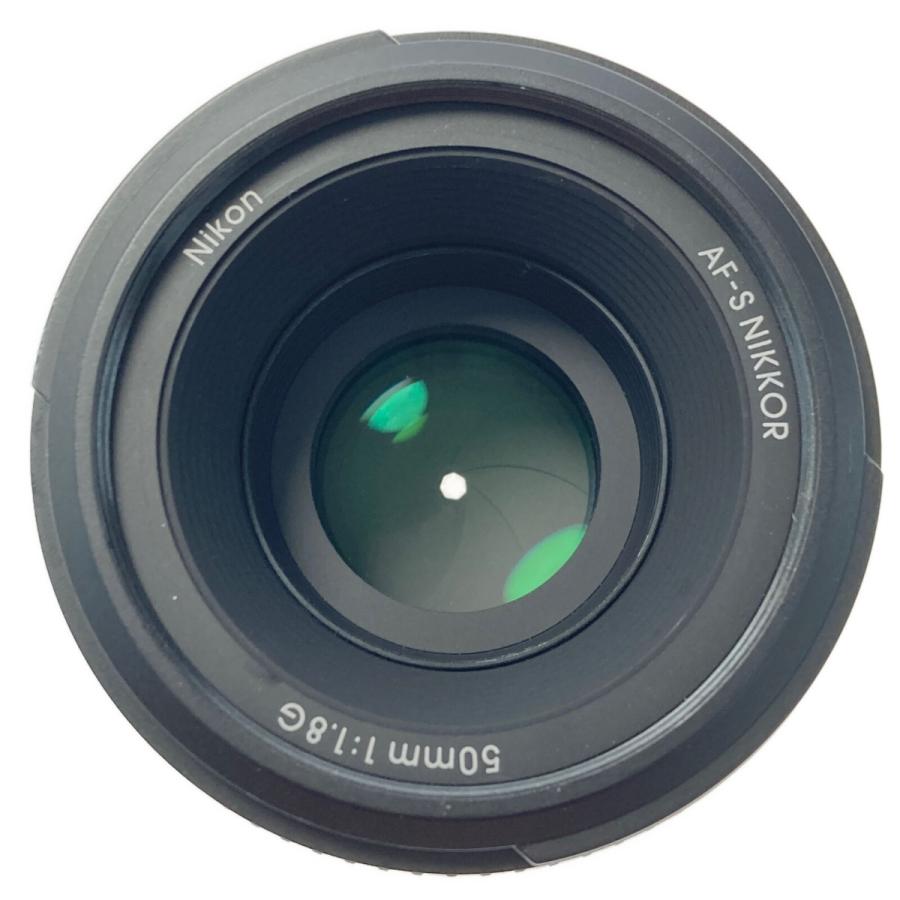 ニコン Nikon AF-S NIKKOR 50mm f/1.8G 単焦点 レンズ フード付き やや  