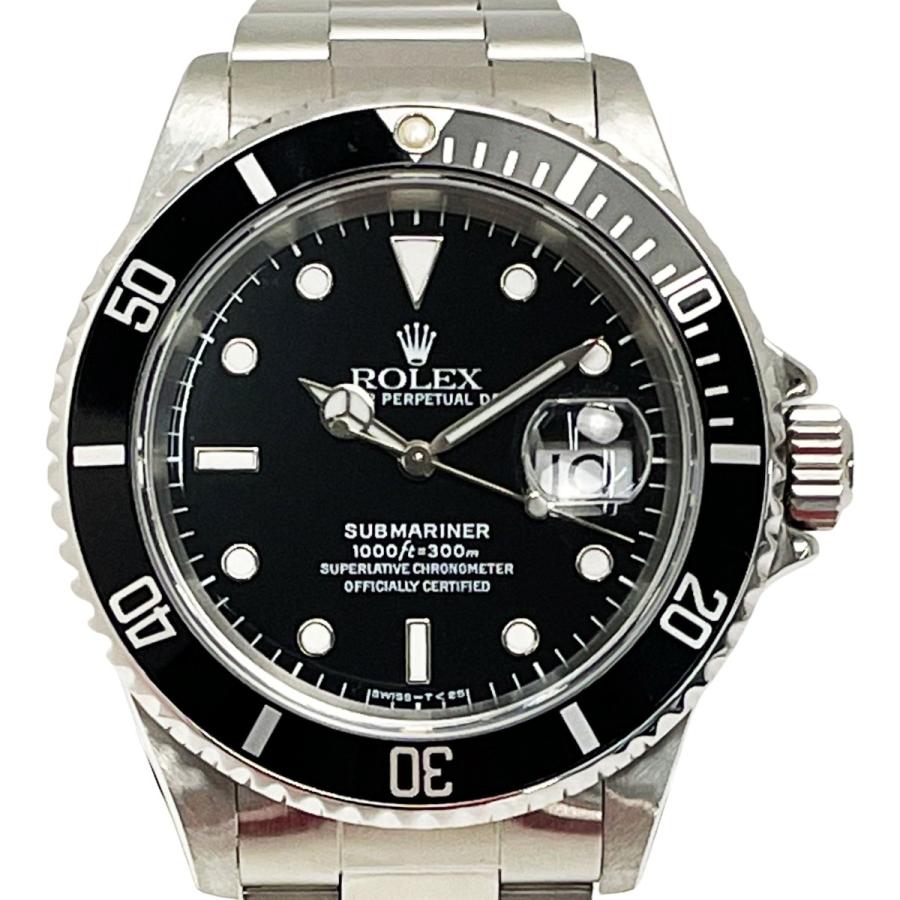 ROLEX ロレックス サブマリーナデイト 自動巻き 16610 ブラック文字盤 