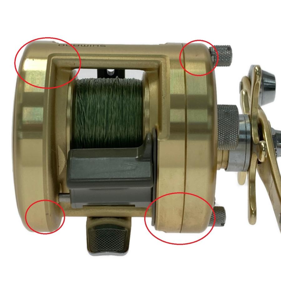 SHIMANO シマノ カルカッタ小船 400 RF300 ベイトリール やや傷や汚れ