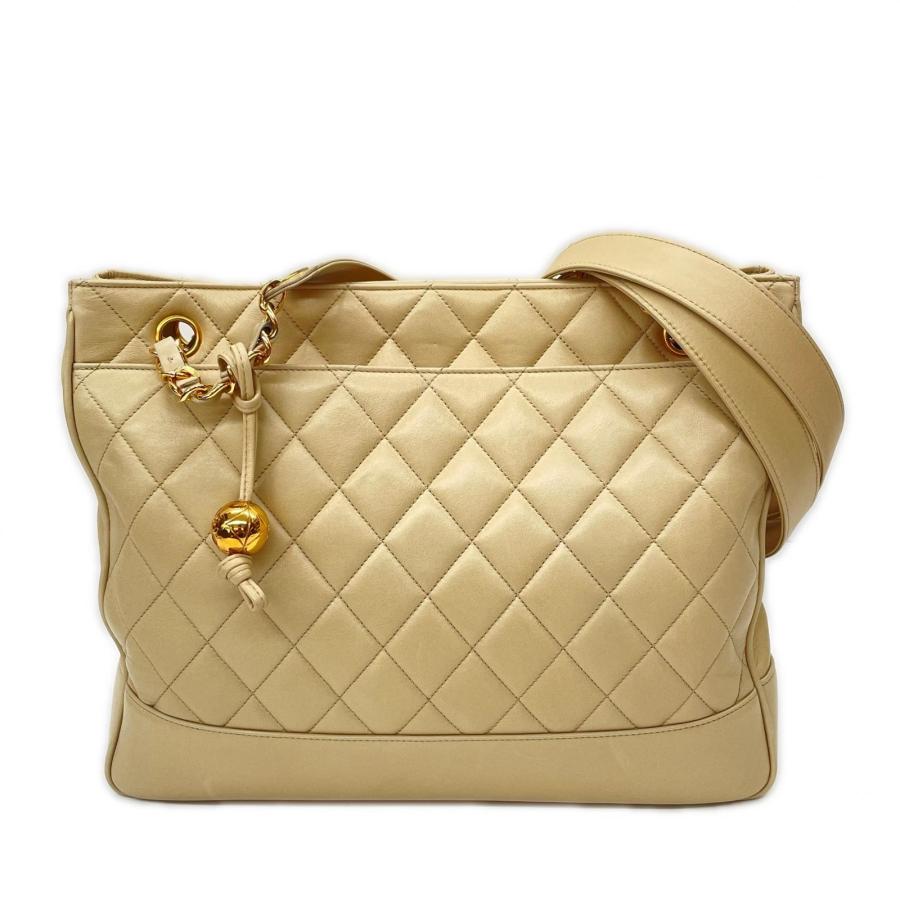 CHANEL（シャネル） マトラッセ ラムスキン チェーンショルダーバッグ 