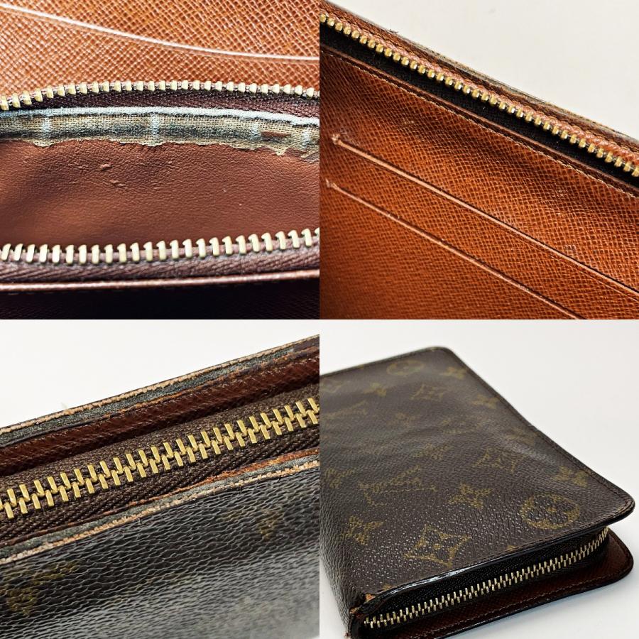 LOUIS VUITTON ルイヴィトン モノグラム ポルト モネ・ジップ M61727 ブラウン 長財布 レディース ゴールド金具 LOUIS VUITTON ルイヴィトン モノグラム ポルト モネ・ジップ M61727