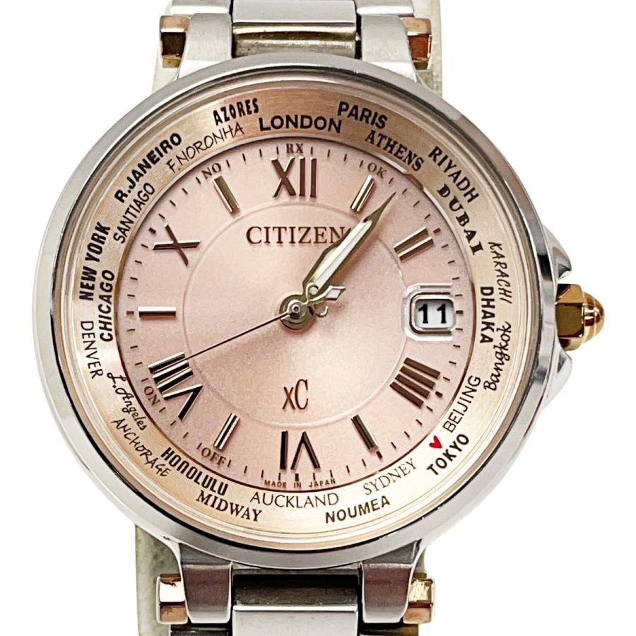 CITIZEN シチズン XC クロスシー H240-T018238 ピンク系 電波ソーラー 
