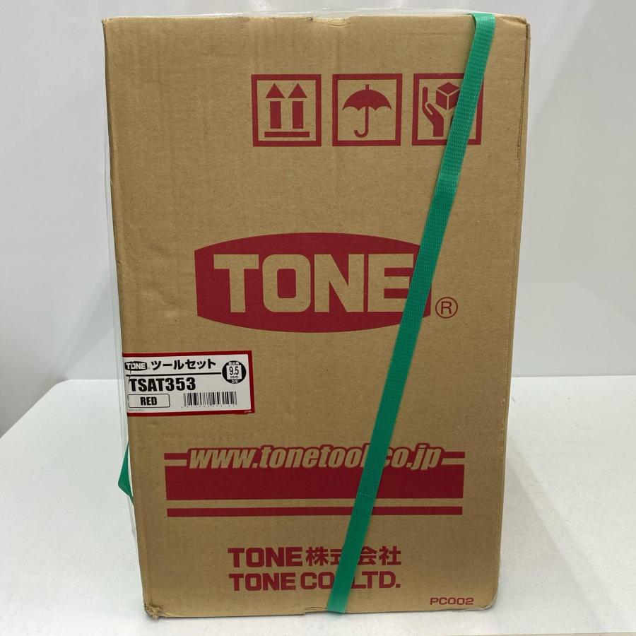 TONE トネ 工具セット ツールセット TSAT353 レッド 未使用品 付属品完備 TONE トネ 工具セット ツールセット TSAT353 レッド 未使用品 付属品