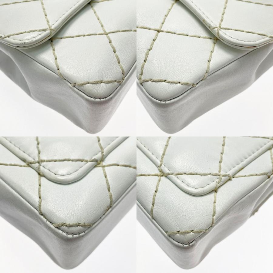 シャネル マトラッセ 美品 CHANEL （中古）シャネル マトラッセ 25 Wフラップ カメリア