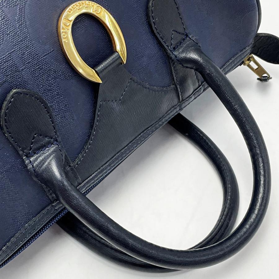 Christian Dior クリスチャンディオール トロッター ネイビー ミニ 