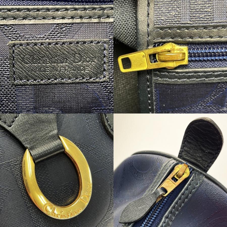 Christian Dior クリスチャンディオール トロッター ネイビー ミニ