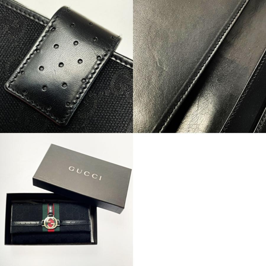 GUCCI（グッチ） シェリーライン インターロッキングG 115085 ブラック