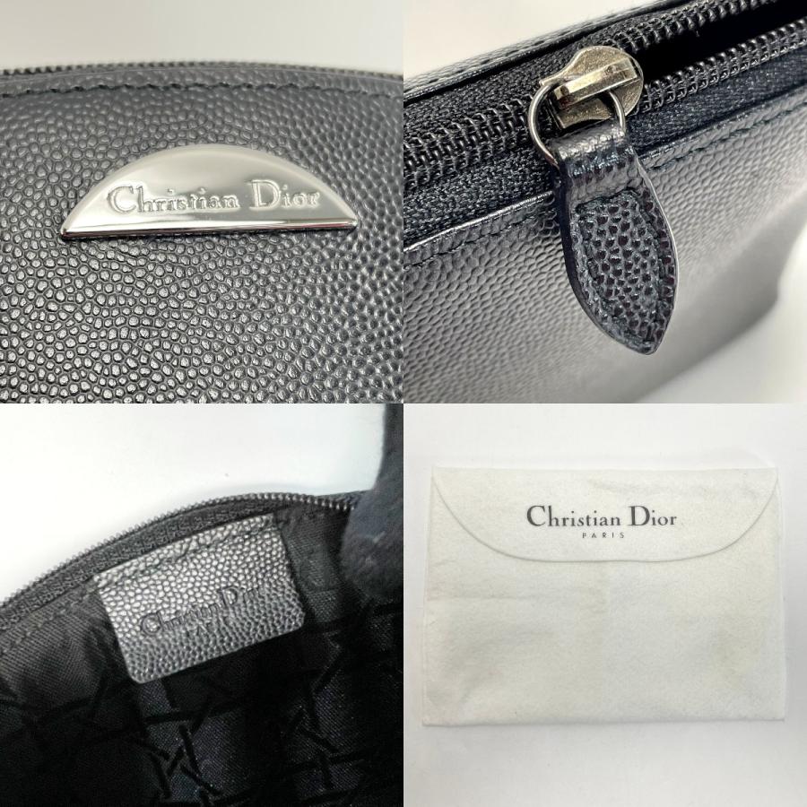 Christian Dior クリスチャンディオール MC0031 ブラック ポーチ
