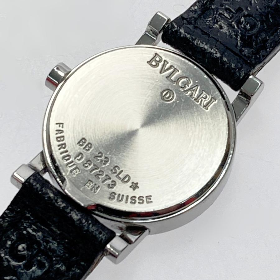 BVLGARI BB23SLD 腕時計　ブラック文字盤　レディース　付属品有り BVLGARI（ブルガリ） ブルガリブルガリ デイト BB23SLD ブラック文字盤