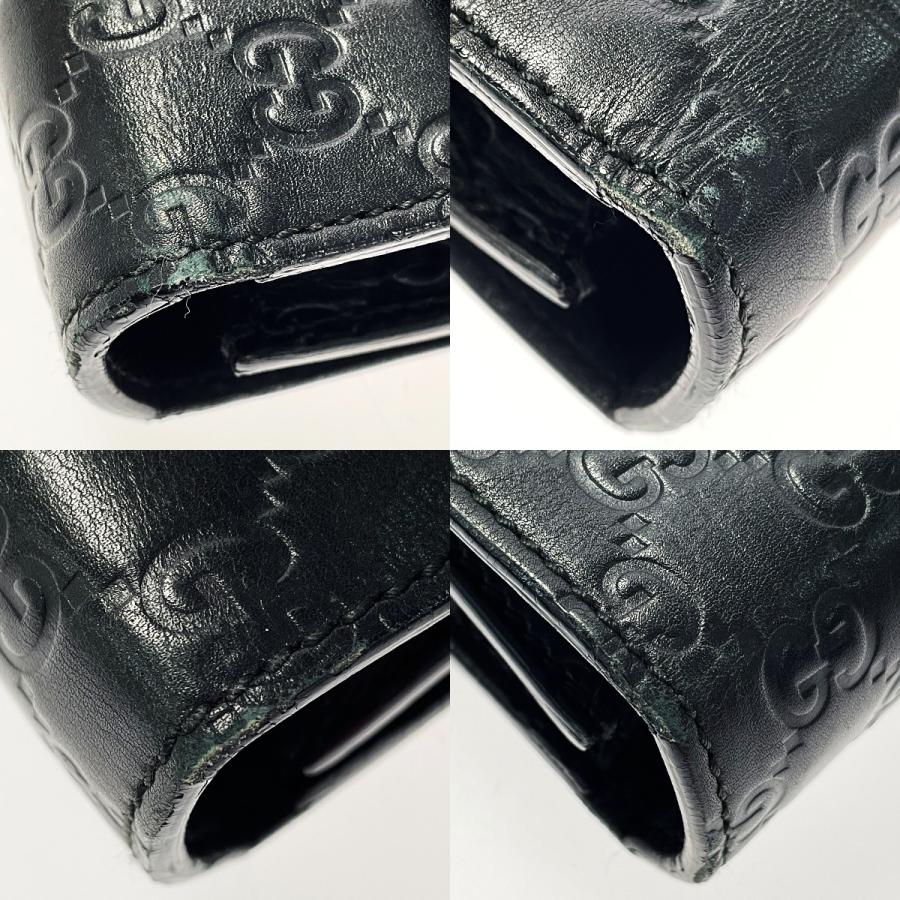 GUCCI（グッチ） グッチシマ 34044 ブラック ビジネスバッグ レザー