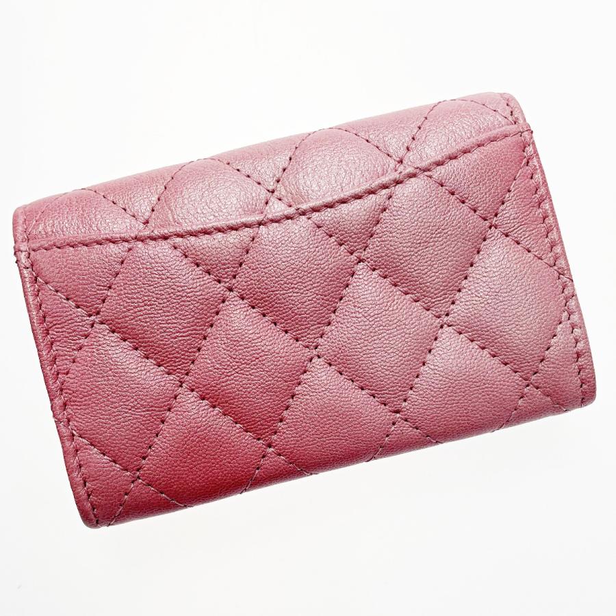 CHANEL シャネル クラシックフラップ カードケース ピンク CHANEL シャネル クラシックフラップ カードケース ピンク