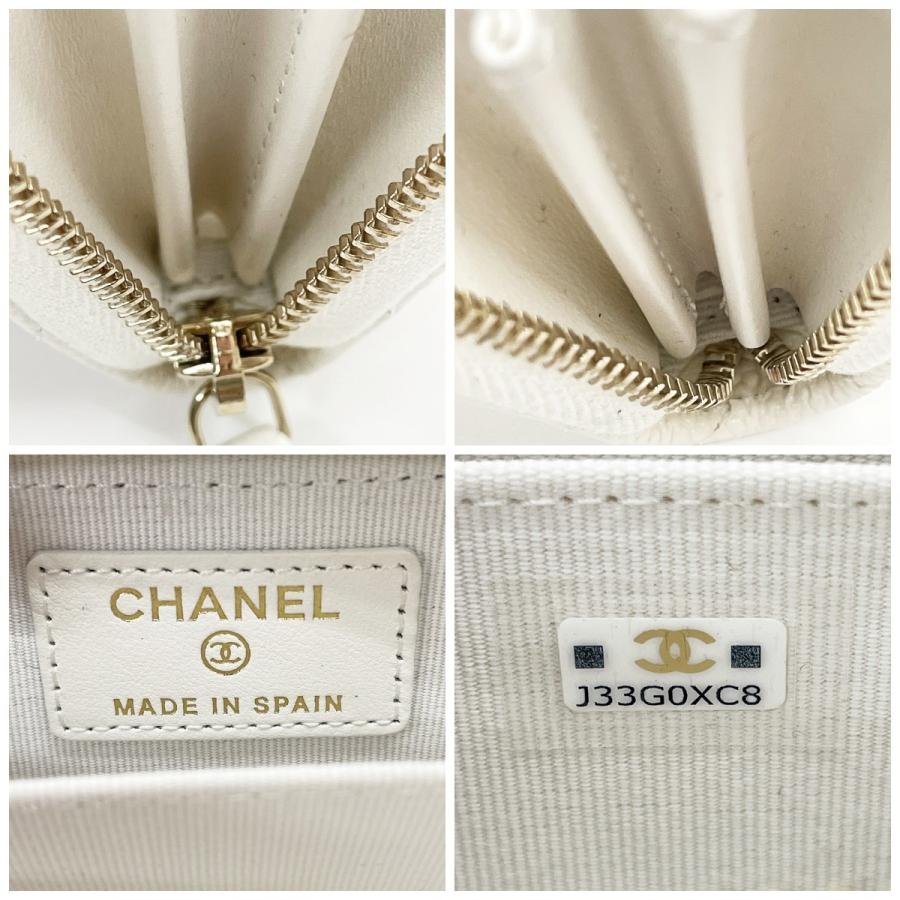 CHANEL（シャネル） 財布 ココマーク マトラッセ ラウンドファスナー