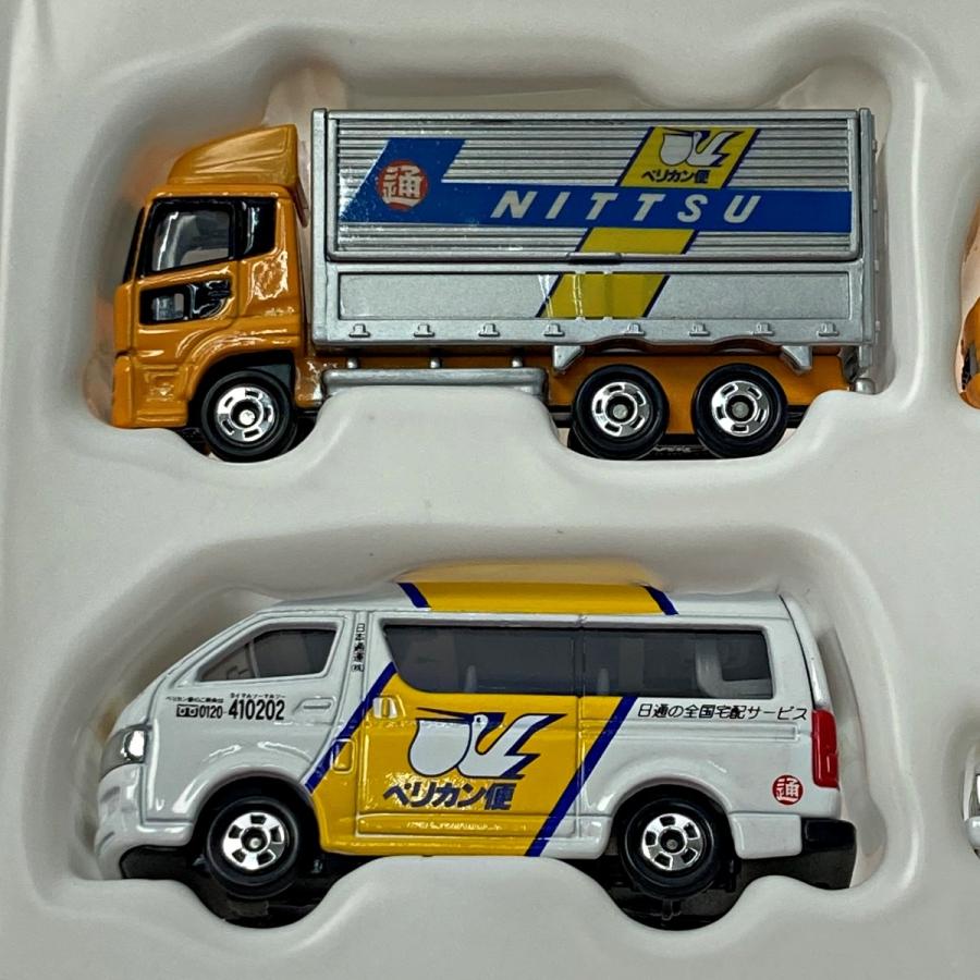 ☆☆  TOMICA トミカ 日通のペリカン便トラックセット 4台セット TOMY トミー やや傷や汚れあり｜bigban｜03