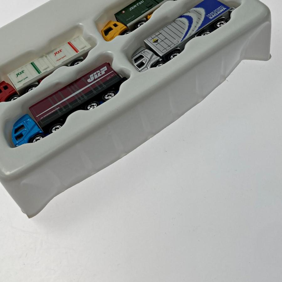 TOMICA トミカ 鉄道輸送コンテナトラックセット 4台セット TOMY