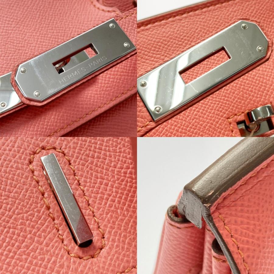 HERMES（エルメス） バーキン30 ハンドバッグ フラミンゴ ヴォー