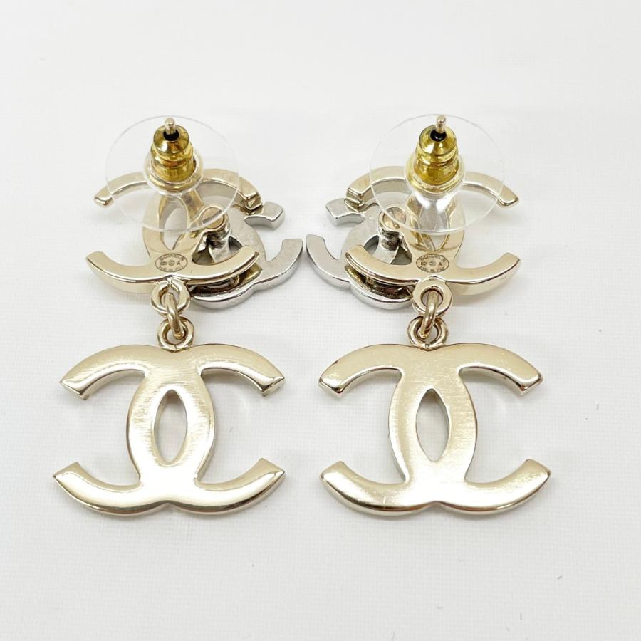 CHANEL（シャネル） ピアス トリプルココマーク ラインストーン