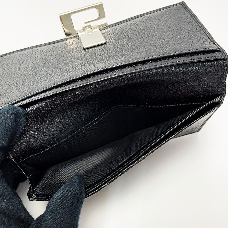 GUCCI グッチ 2つ折り長財布 035・1408・2097 ブラック GUCCI グッチ 2つ折り長財布 035・1408・2097 ブラック