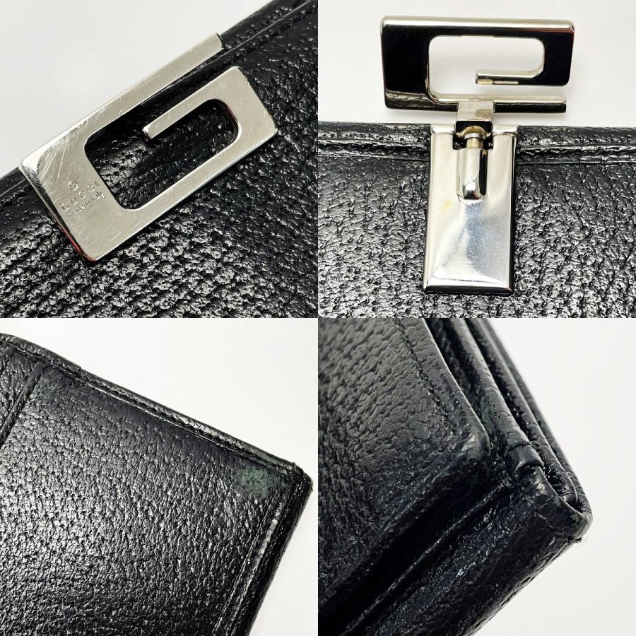 GUCCI グッチ 2つ折り長財布 035・1408・2097 ブラック GUCCI グッチ 2つ折り長財布 035・1408・2097 ブラック