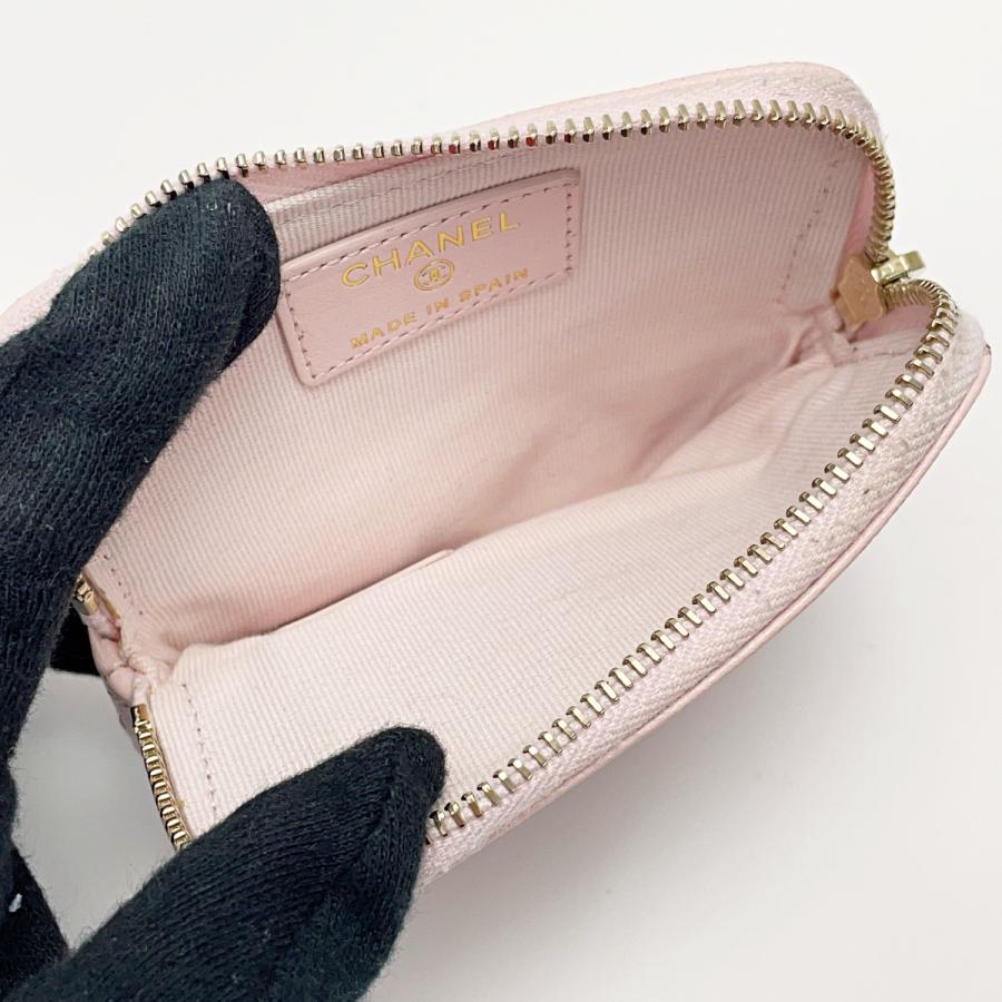 CHANEL シャネル マトラッセ ピンク コインケース 小銭入れ CHANEL シャネル マトラッセ ピンク コインケース 小銭入れ