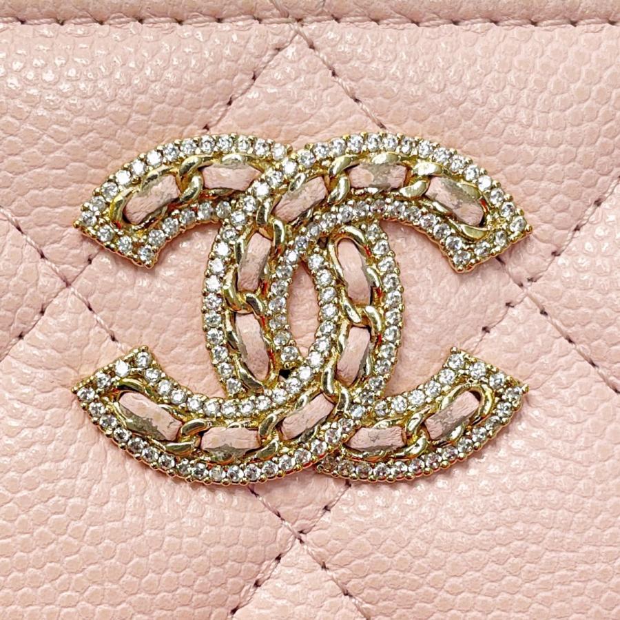 CHANEL（シャネル） マトラッセ ピンク コインケース 小銭入れ