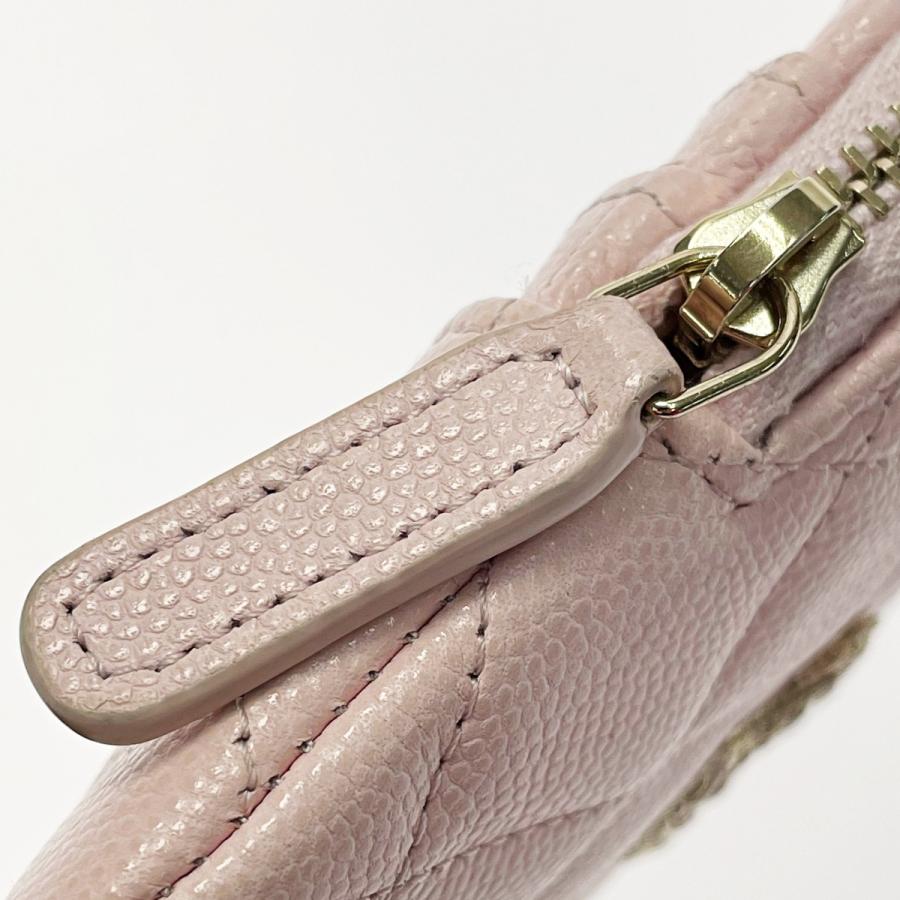 CHANEL シャネル マトラッセ ピンク コインケース 小銭入れ CHANEL シャネル マトラッセ ピンク コインケース 小銭入れ