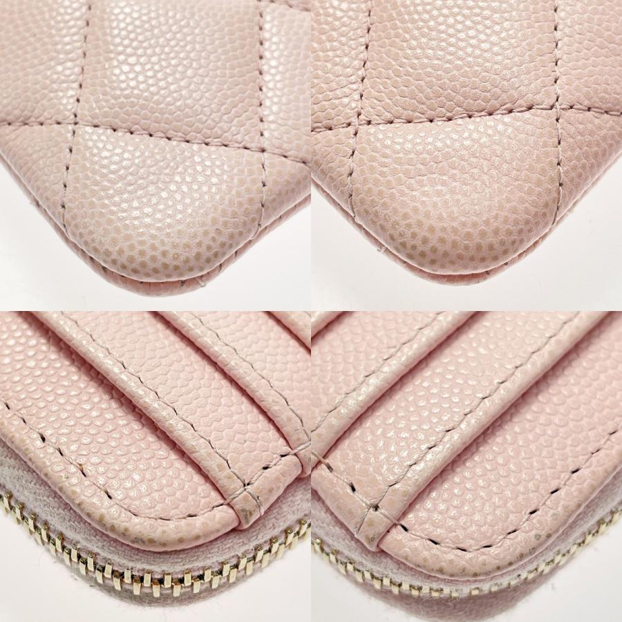 CHANEL シャネル マトラッセ ピンク コインケース 小銭入れ CHANEL シャネル マトラッセ ピンク コインケース 小銭入れ