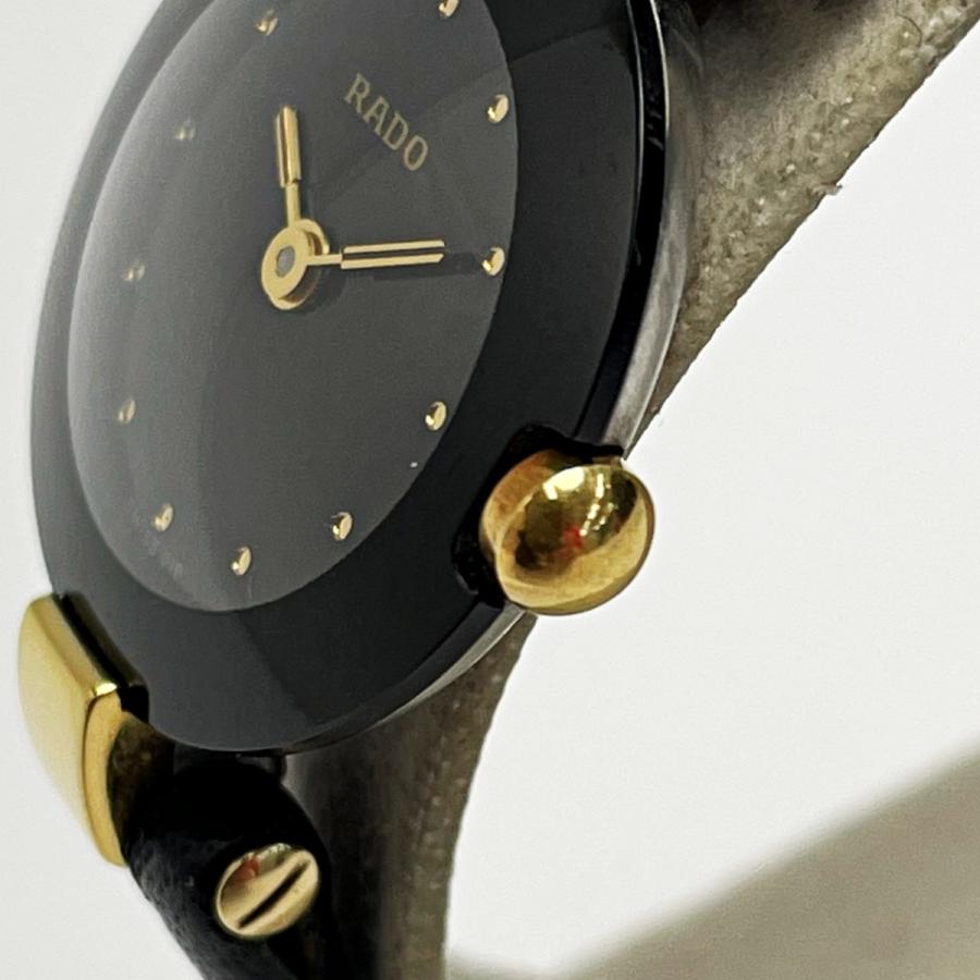 RADO（ラドー） クポール ダイヤスター 204.4079.4 ブラック クォーツ