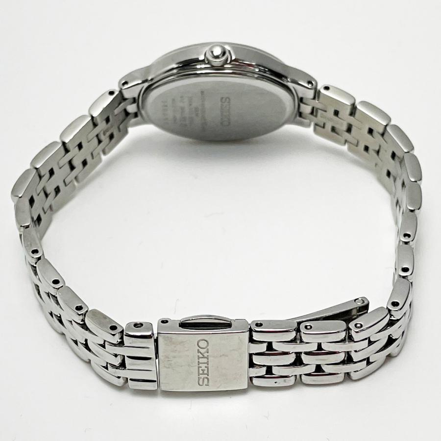 SEIKO（セイコー） エクセリーヌ V117-0BW0 ホワイト×シルバー